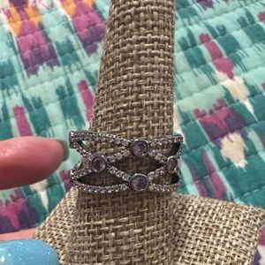 Bomb Party purple topaz cz hematite size 8
